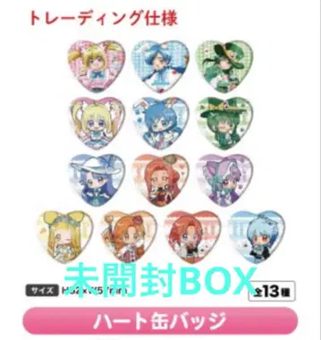 피치피치피치 마루이 popup 앨리스 의상 하트 캔뱃지