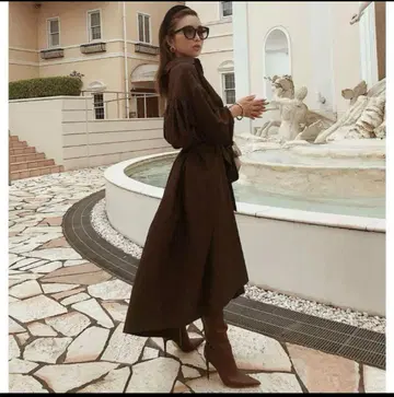 에이미 이스트 월 개더 오버 롱 셔츠