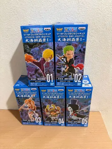 원피스 콜렉터블 대해적백경 1 상디 조로 초파 브룩 나미