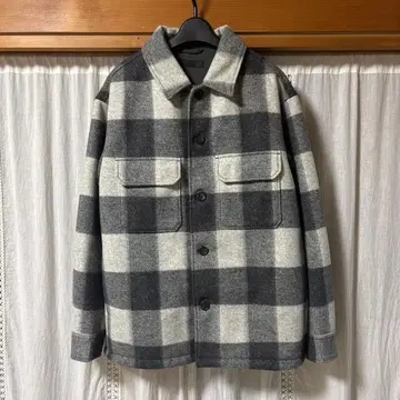 UNIQLO 블록 체크 CPO 자켓 오버 셔츠 자켓