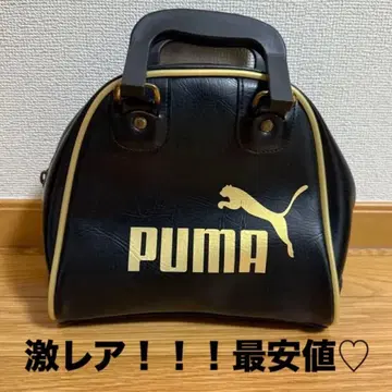 PUMA 보스턴 백 블랙 미니 보스턴 빈티지 y2k 볼링 백
