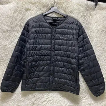 새상품급 mont-bell 스페리오 다운 라운드넥 자켓 S 사이즈 블랙
