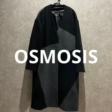오즈모시스 블로킹 노카라 코트