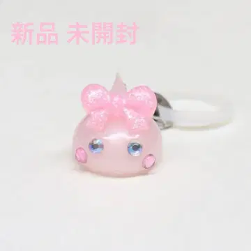 [ 미개봉 새상품 ] 핑크 펄 홋페짱 메지루시 액세서리 산호석