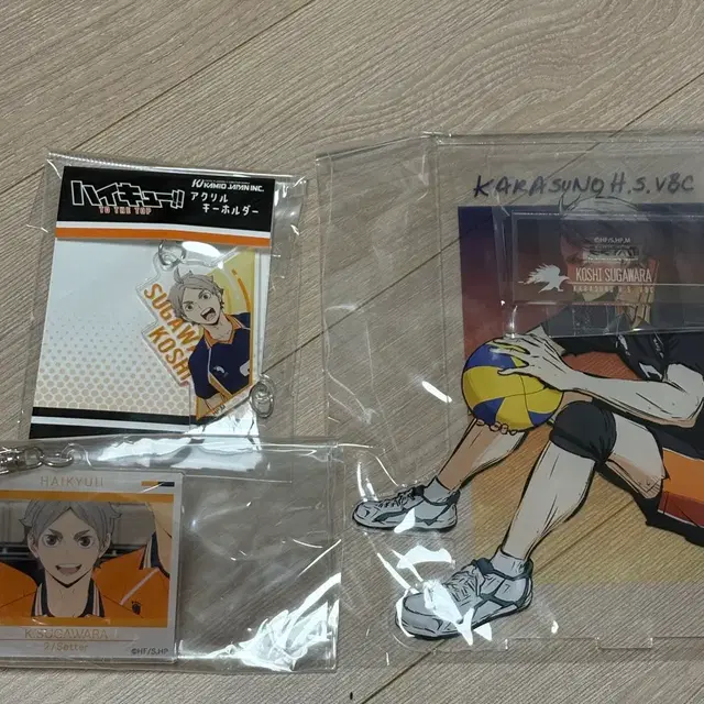 하이큐 스가와라 스가 h.s vbc 아크릴 스탠드 신세계 팝업 아크릴키링