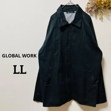 GLOBAL WORK 블루종 아우터 자켓 블랙 XL