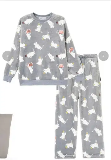 [ 새상품 ] MOOMIN 플리스 룸웨어 세트 M