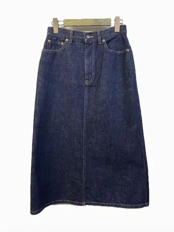 Levis 다크 데님 타이트 스커트 하이웨스트