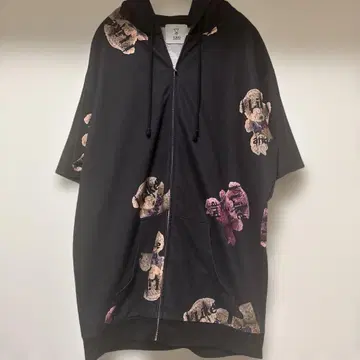 KINGLYMASK KMK 킹리마스크 베어 후드티 반팔