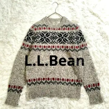 엘엘빈 70년대 80년대 'L.L.Bean' 노르딕 무늬 스웨터