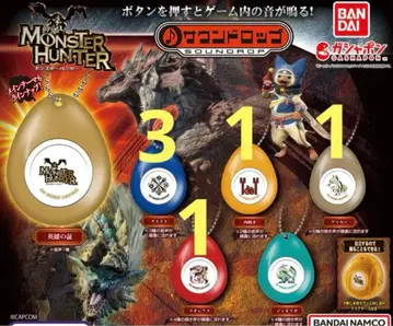 가챠가챠 몬스터 헌터 사운드롭 6개 세트