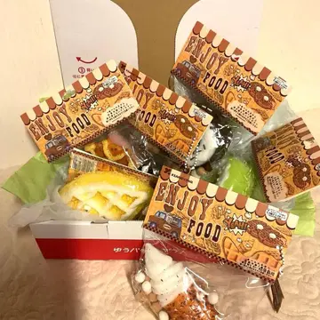 ENJOY FOOD 도넛 6개 완구 세트 유패킷 플러스 박스