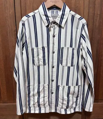 페로우즈 스트라이프 셔츠 커버올