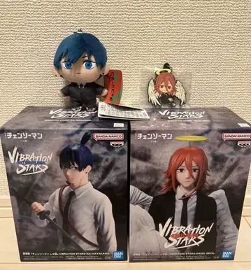 체인소 맨 하야카와 아키 천사의 악마 봉제 인형 키링 피규어 세트