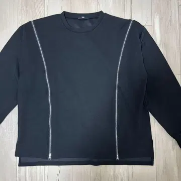 HARE ZIP 라인 슬릿 컷 LS 긴팔