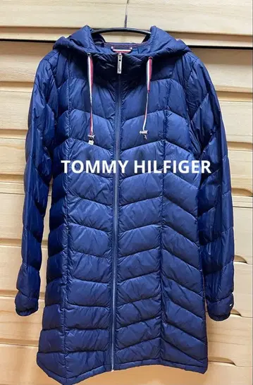 새상품급 TOMMY HILFIGER 네이비 다운 자켓