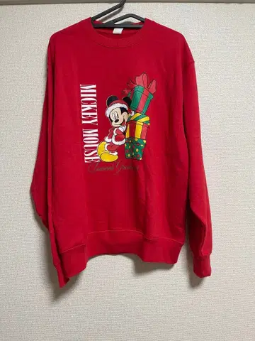 Disney 미키 맨투맨 크리스마스