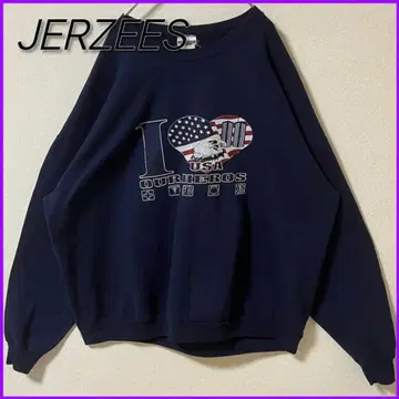 JERZEES 저지즈 USA 프린트 맨투맨 빅 사이즈