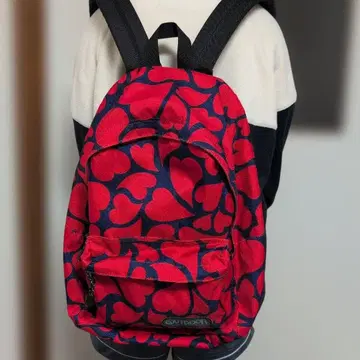 OUTDOOR 하트 무늬 백팩