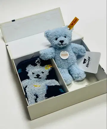 슈타이프 Steiff 페이 테디베어 손수건 키링 세트