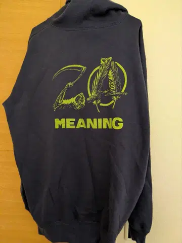 MEANING 후드티 2XL 미닝