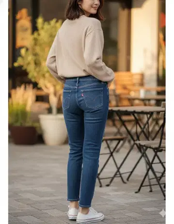 리바이스 311 SHAPING SKINNY 여성용 데님 팬츠 25