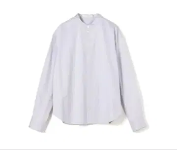 [ GALERIE VIE ] 하이카운트 새틴 밴드 카라 셔츠