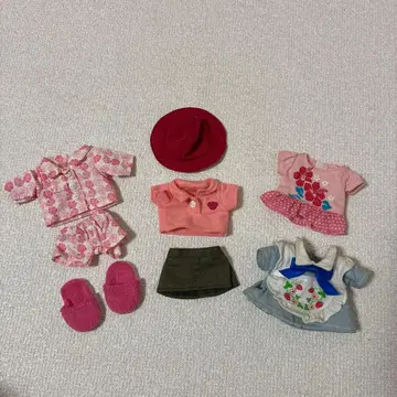 쁘띠루우 의류 벌스데이 베어 테디베어 세트