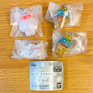 디즈니 메지루시 액세서리 winter 01 베이맥스 1 푸 2