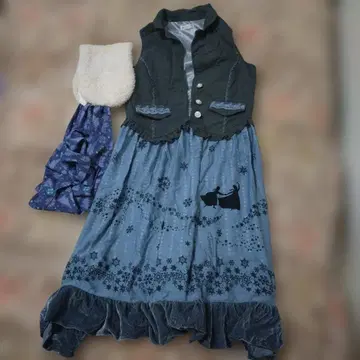 axes femme 안나 콜라보 원피스와 머플러 세트