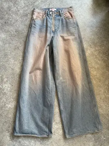 MASU BAGGY JEANS PINK INDIGO