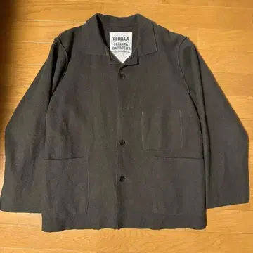 [ REMILLA ] 올리브 울 자켓 하프 코트 M