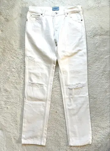 SERGE de bleu 데미지 데님 팬츠