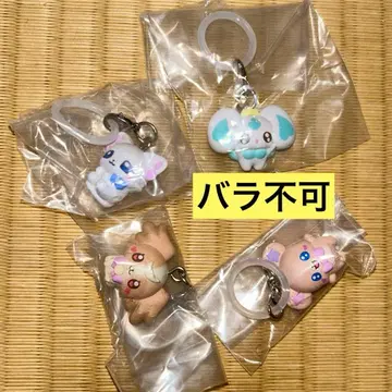 푸치큐아 메지루시 액세서리 포룬 4개 가챠 코무기 유키