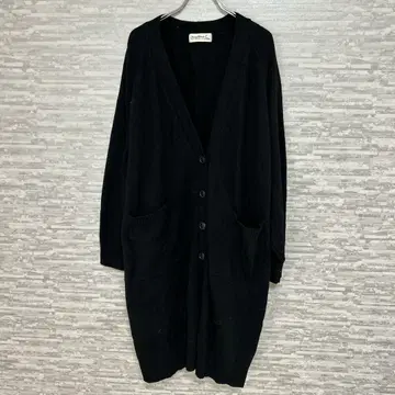 써니클라우드 롱 가디건 LL 사이즈 블랙 루즈핏