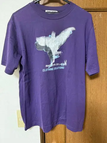 FINAL HOME 그래픽 프린트 티셔츠 퍼플