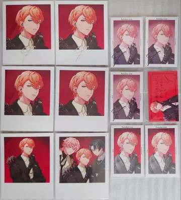 파라라이 쿄 토레포토 G프리 리셉션 카드 4주년 금박 사인