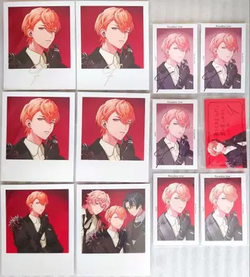 파라라이 쿄 토레포토 G프리 리셉션 카드 4주년 금박 사인