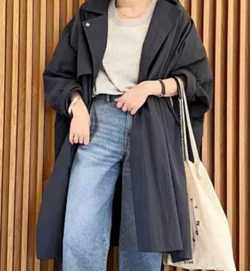 plage 텐트 코트 네이비