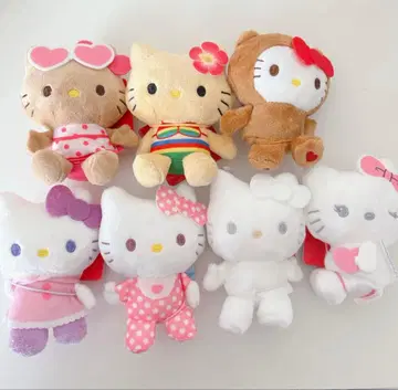 다이토 한정판 헬로키티 마스코트 7개 세트