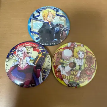 원피스 캔뱃지 ( 사보, 히나, 캐럿 )