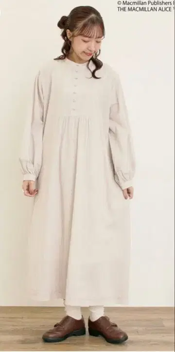 미사용 새상품 Alice x SM2 스탠드 밑단 턱 원피스