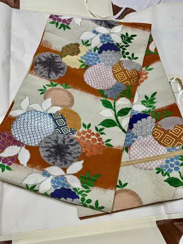 공예대지 낙풍림 당조 전통 후쿠로 오비