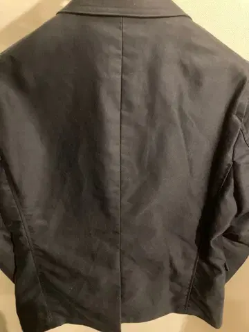 Soundman 자켓 사이즈 40 기자 코튼 몰스킨 네이비