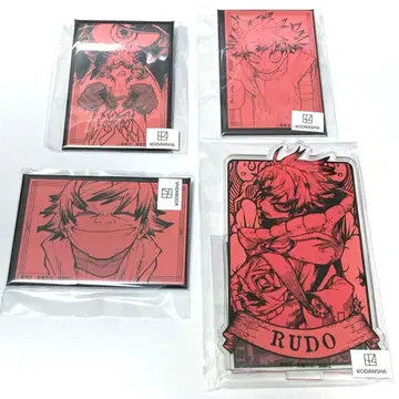 가치액터 루드 아크릴 스탠드 캔뱃지 마루쿠지 스퀘어 캔뱃지