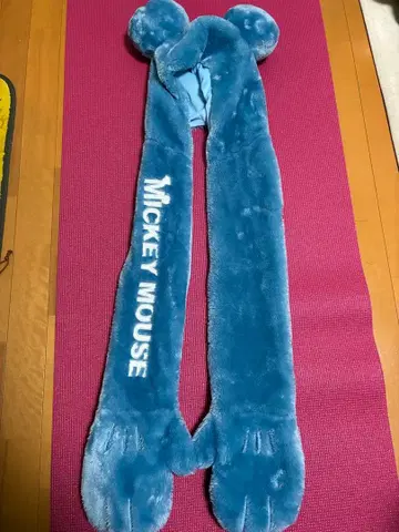 미키마우스 파랑 캡머플러