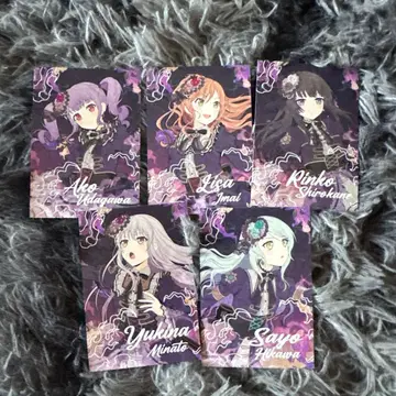뱅드림! Roselia 캐릭터 카드 세트