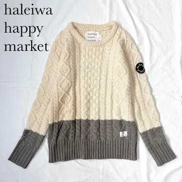 haleiwa happy market 피셔맨 니트 케이블 짜임