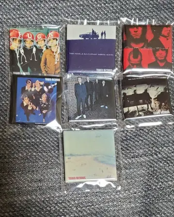 미셸 건 엘리펀트 타워 레코드 특전 캔뱃지 7개 세트