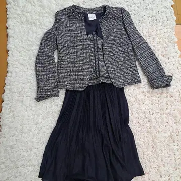 MY1423 KUMIKYOKU 쿠미쿄쿠 트위드 자켓 플리츠 스커트 2